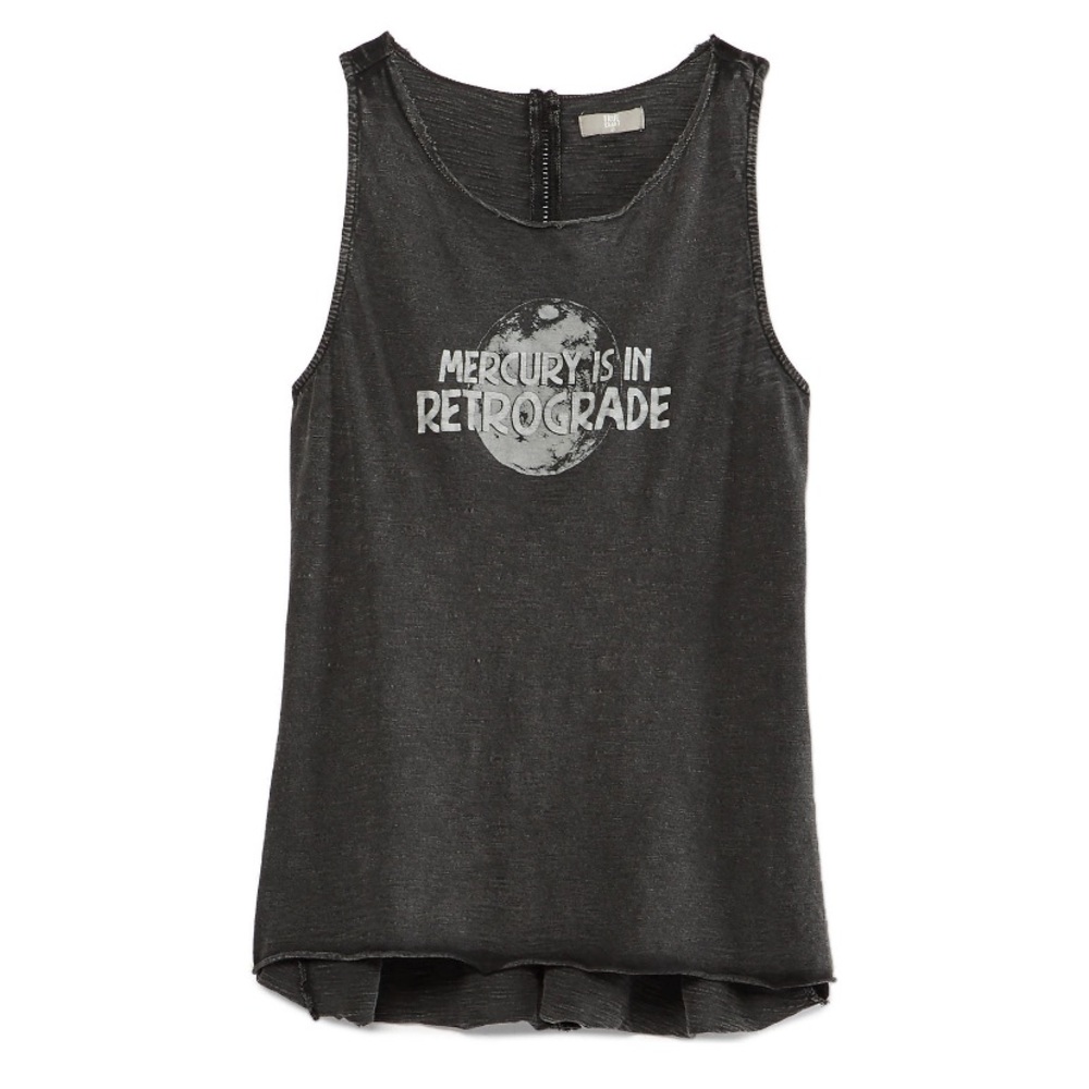 Lace Swing Graphic Tank